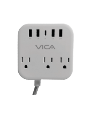 Centro Multicontactos VICA SUP USB 7P